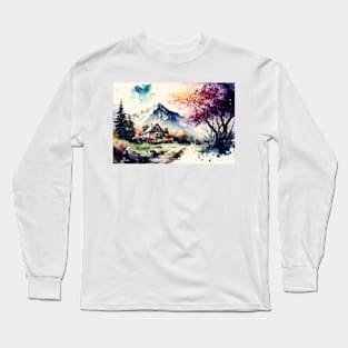 Sunlit Landscape Long Sleeve T-Shirt